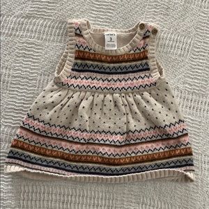 Baby girl knit dress